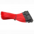 Powercool 30cm 24 Pin ATX Braided Extension Cable - Red