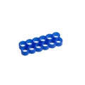 E22 12-Slot Stealth cable comb - blue