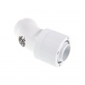 Bitspower Connection 45 degrees 1/4 inch to 16/11mm, rotate - Deluxe White