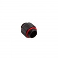 Bitspower adapter 2x 1/4 inch - long, carbon black 