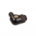 Bitspower Fitting Angle 1/4 inch - ID 10mm - rotary, carbon black