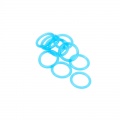 Bitspower O-ring set for G1 / 4 inch (10 pieces) - UV blue