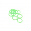 Bitspower O-ring set for G1 / 4 inch (10 pieces) - UV green