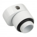 BitsPower X-Cross adapter G1 / 4 inch male to G1 / 4 inch female - 5mm offset, white