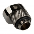 BitsPower X-Cross adapter G1 / 4 inch male to G1 / 4 inch female thread - 5mm offset, glossy black