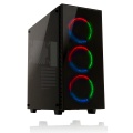 Game Max Cobalt RGB Mid-Tower ATX 2 x USB3 Tempered Glass Sides and Front