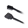 Game Max Cyclone Dual Ring RGB Fan 4 pin Header 3 Pin Power Black Gloss