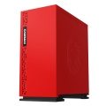 Game Max Expedition Red Gaming Matx PC Case Rear LED Fan and Full Side Window