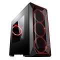 Game Max Kamikaze MATX Gaming Case 3 x Ring LED On Front