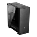 Game Max Muted Silent Mid-Tower Gaming Case With Full Acrylic Side Window