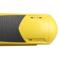 Game Max Nero Yellow MATX Case with Front 12cm Blue LED Fan USB3 and Side Window