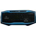Game Max Raptor LED USB Gaming Keyboard / Mouse / Headset / Mouse Mat - Blue