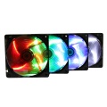 Game Max Sirocco 4 x White LED 12cm Cooling Fan
