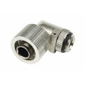 16/10mm compression fitting 90- revolvable G1/4 - compact - silver nickel 