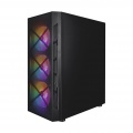 1st Player Firebase XP Mid Tower with Tempered Glass and 6 x RGB Fans