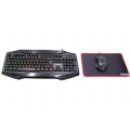 1st Player Gaming Keyboard / Mouse / Mouse Pad Set Backlit