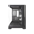 1st Player UV6 Micro ATX Case with U-Shaped Panoramic Panel - Black
