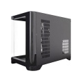 1st Player UV6 Micro ATX Case with U-Shaped Panoramic Panel - Black