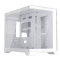 1st Player UV6 Micro ATX Case with U-Shaped Panoramic Panel - White