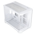 1st Player UV6 Micro ATX Case with U-Shaped Panoramic Panel - White
