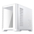 1st Player UV6 Micro ATX Case with U-Shaped Panoramic Panel - White
