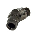 8mm G1/4 plug-in fitting 45- revolvable- completely black nickel plated