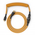 Glorious Coiled Cable Glorious Gold, USB-C to USB-A coiled cable - 1.37m, gold