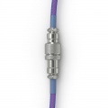 Glorious Coiled Cable Nebula, USB-C to USB-A spiral cable - 1.37m, purple