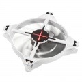 Zalman Dual DF14 Ducted fan, red LED - white / black, 140 mm