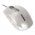 Zalman ZM-M130C USB mouse - white
