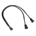 Kolink 1-2 PWM fan splitter cable - 35 cm, braided, black