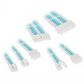 Kolink Core Adept Braided Cable Extension Kit - Brilliant White/Powder Blue