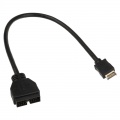 Kolink Internal USB 3.1 Type C to USB 3.0 adapter cable - 25cm, black