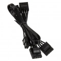 Kolink modular connection cable for Continuum power supplies 4x Molex - black
