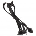 Kolink modular connection cable for Continuum power supplies 4x SATA - black