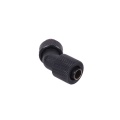 10/8mm (8x1mm) compression fitting 45- G1/4 revolvable - knurled - matte black