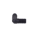 10mm (3/8) 90- tubing connector - matte black