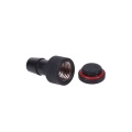 10mm (3/8) tubing adaptor to G1/4 inner thread including screw plug - matte black