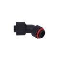 13/10mm (10x1,5mm) compression fitting 45- revolvable G1/4 - compact - matte black
