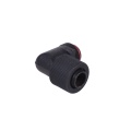 13/10mm (10x1,5mm) compression fitting 90- revolvable G1/4 - compact - matte black