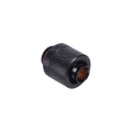 13/10mm (10x1,5mm) compression fitting G1/4 - knurled - matte black