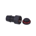 13mm (1/2) tubing adaptor to G1/4 inner thread including screw plug - matte black