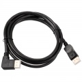 InLine 8K (FUHD) DisplayPort cable, angled left, black - 2m