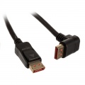InLine 8K4K DisplayPort cable, angled upwards, black - 2m
