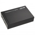 InLine DisplayPort Splitter, 2-fold - black