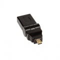 InLine HDMI Adapter, HDMI A Socket - Micro HDMI D Plug, flexible 