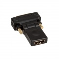 InLine HDMI-DVI Adapter, HDMI Socket - DVI Plug, flexible angle