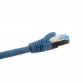 InLine patch cable Cat.6A, S / FTP (PiMf), 500MHz, Blue, 0.5m