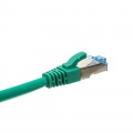 InLine patch cable Cat.6A, S / FTP (PiMf), 500MHz, green, 0.5m