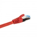 InLine patch cable Cat.6A, S / FTP (PiMf), 500MHz, Red, 10m